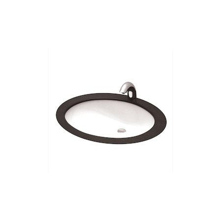 Procomfort LT569 No.01 17 x 14 in. Undermount Vitreous China Bathroom Sink, Cotton White PR2586609